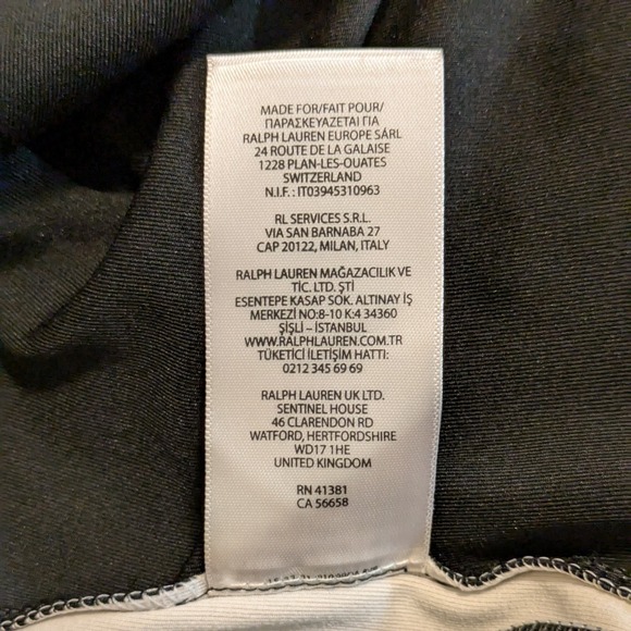 Ralph Lauren RLX Golf Dress Women's Medium Black Sleeveless 1/4 Zip Stripe - Picture 9 of 10